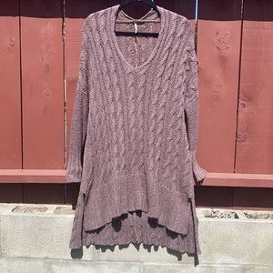 Free People Knit Tunic Sweater